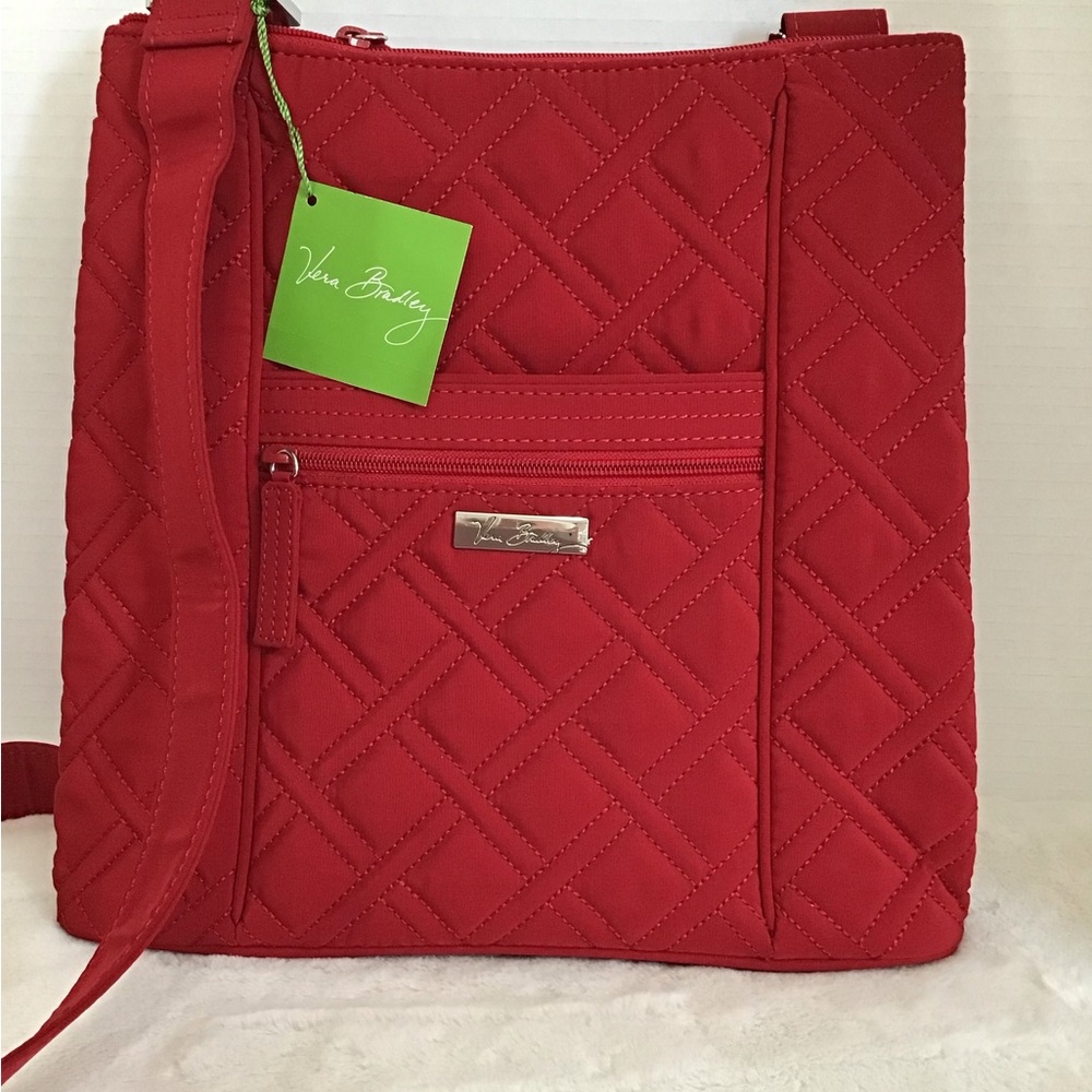 NWT Vera Bradley Adjustable Crossbody or Shoulder Bag Red